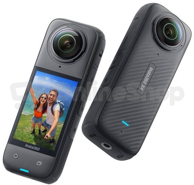 Outdoorová kamera Insta360 X4 cestovatelský balíček, černá