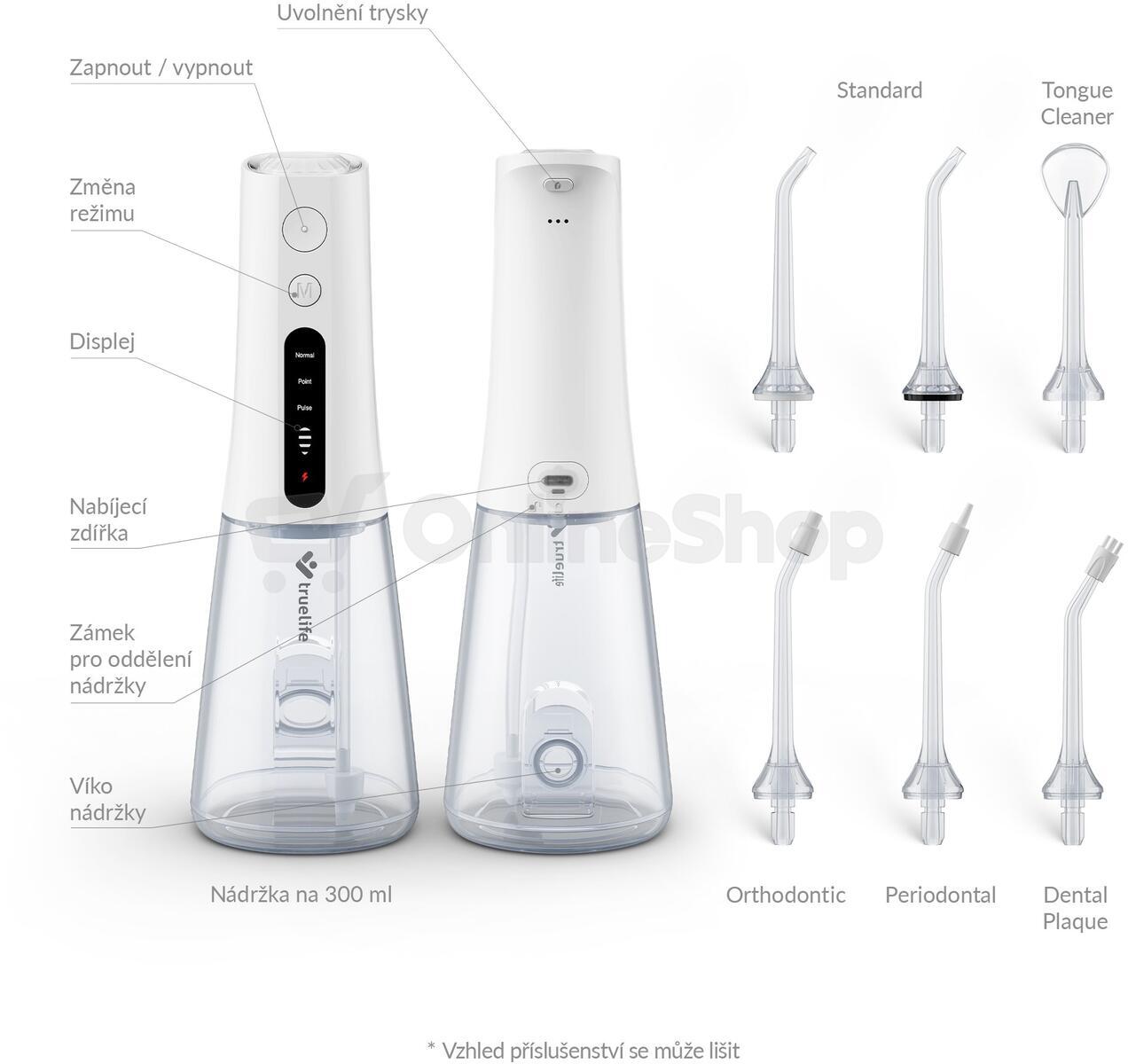 Ústní sprcha TrueLife AquaFloss Compact L100