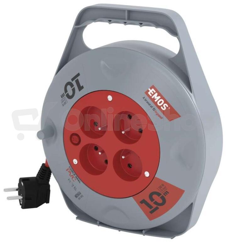 Prodlužovací kabel na bubnu Emos 10 m (P19410N)