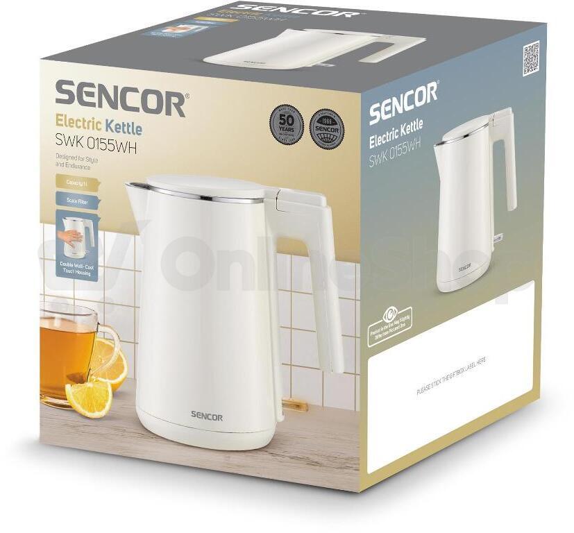 Rychovarná konvice Sencor SWK 0155WH