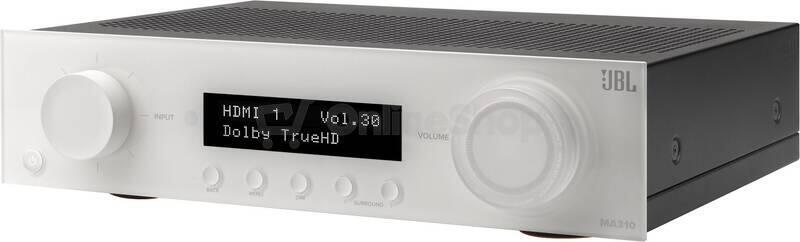 JBL MA310 - AV zesilovač 5.2, 60 W, 4K, Bluetooth - bílý