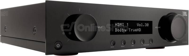 JBL MA510 - AV zesilovač 5.2, 75 W, 8K, Wi-Fi, Bluetooth, Dolby Vision - černý