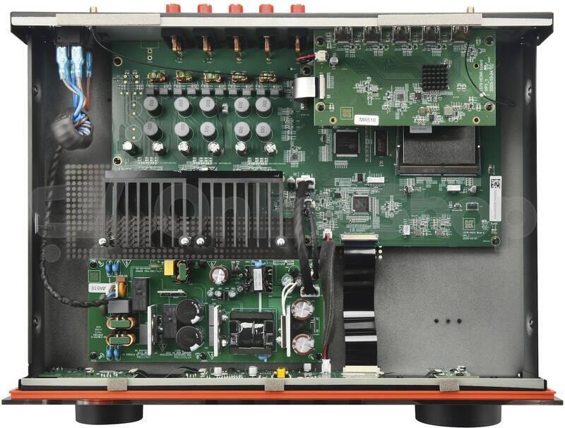 JBL MA510 - AV zesilovač 5.2, 75 W, 8K, Wi-Fi, Bluetooth, Dolby Vision - černý