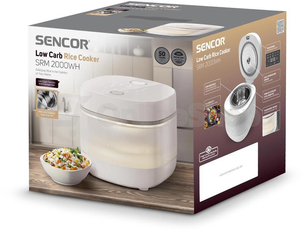 Rýžovar Sencor SRM 2000WH Low Carb