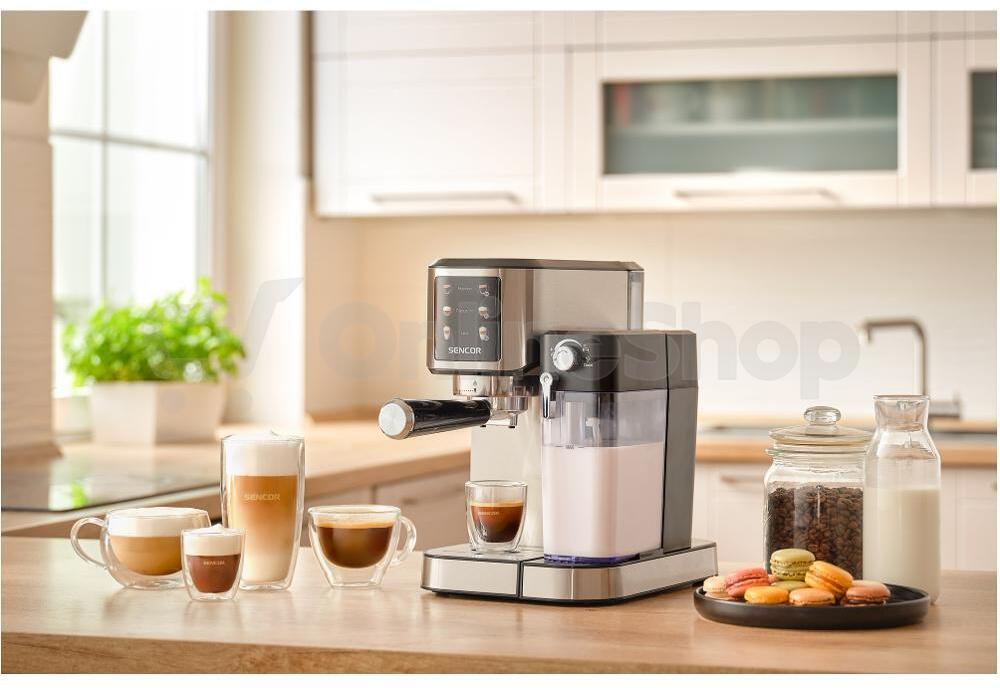 Kávovar Espresso Sencor SES 4910SS