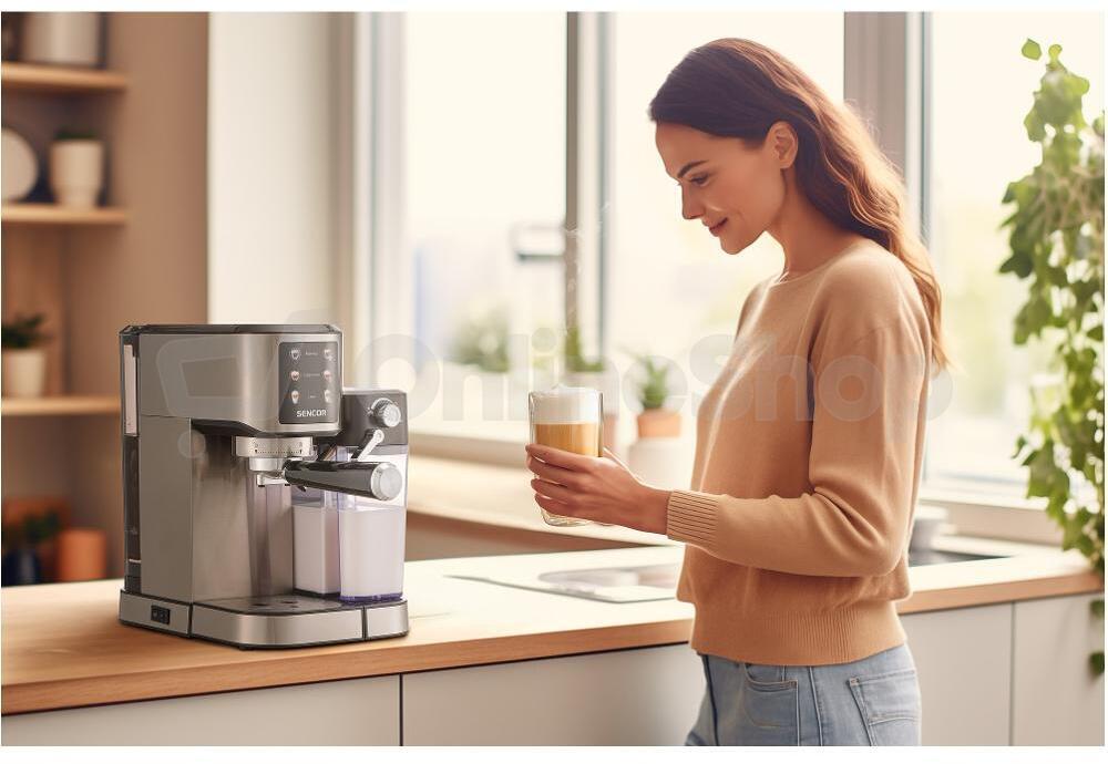 Kávovar Espresso Sencor SES 4910SS