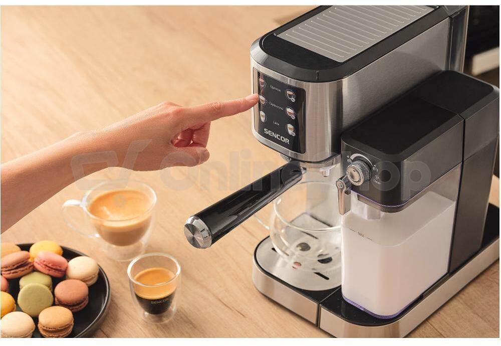 Kávovar Espresso Sencor SES 4910SS