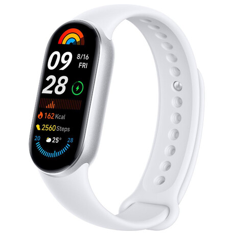 Chytr nramek Xiaomi Smart Band 9 Glacier, stbrn