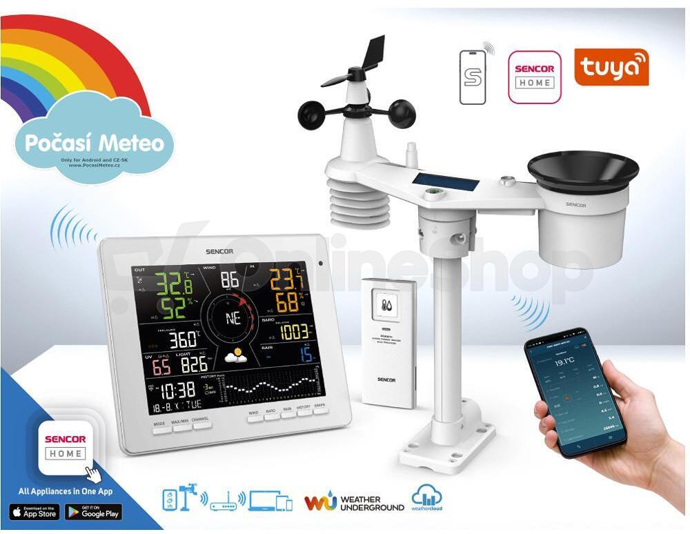 Meteostanice Sencor SWS 16600 WiFi SH