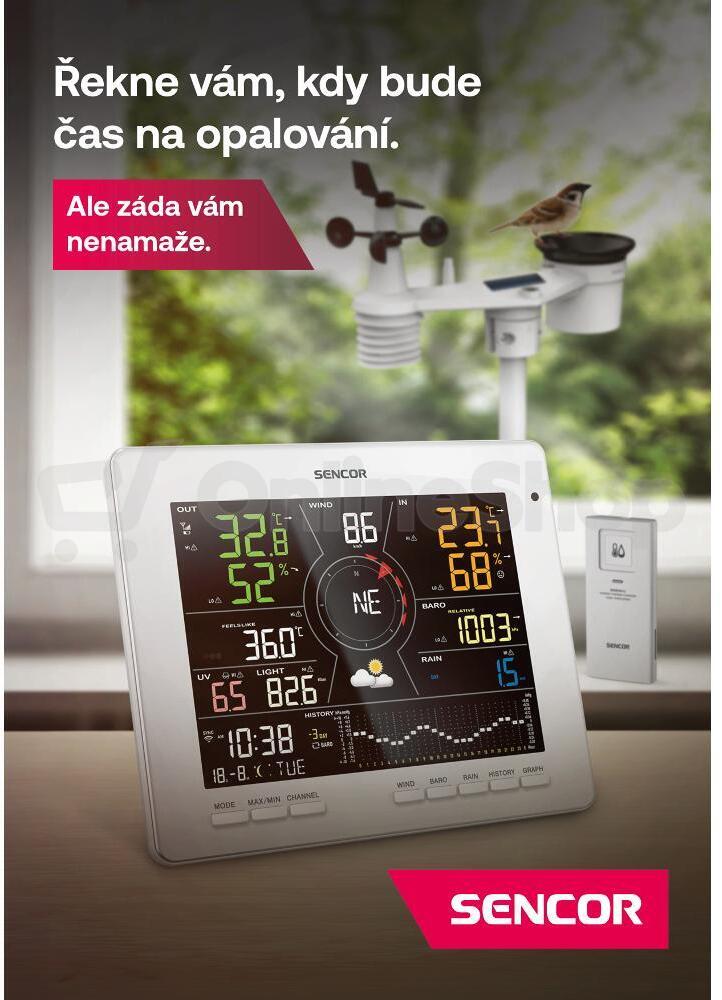 Meteostanice Sencor SWS 16600 WiFi SH