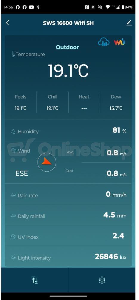 Meteostanice Sencor SWS 16600 WiFi SH