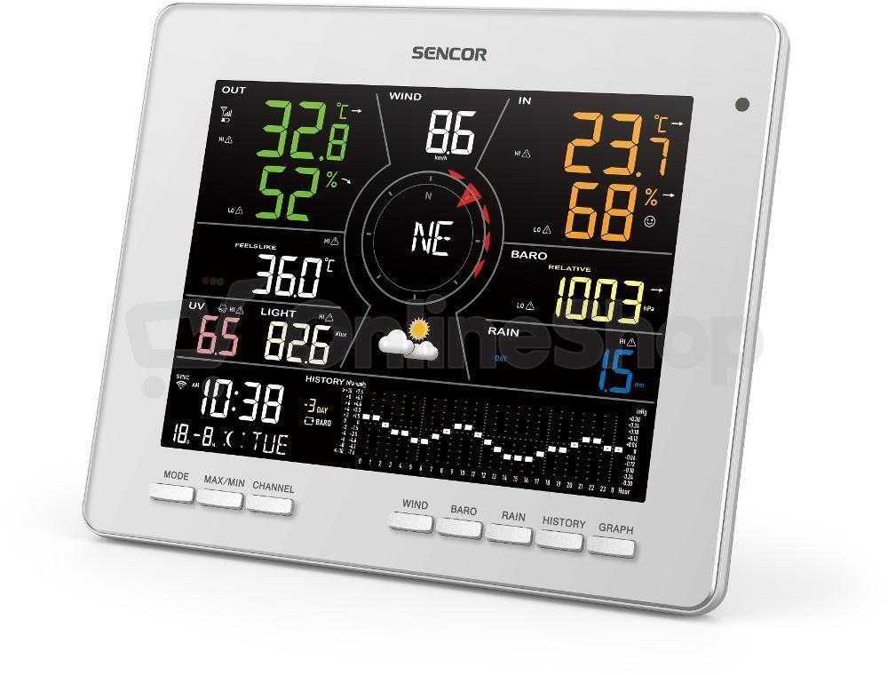 Meteostanice Sencor SWS 16600 WiFi SH