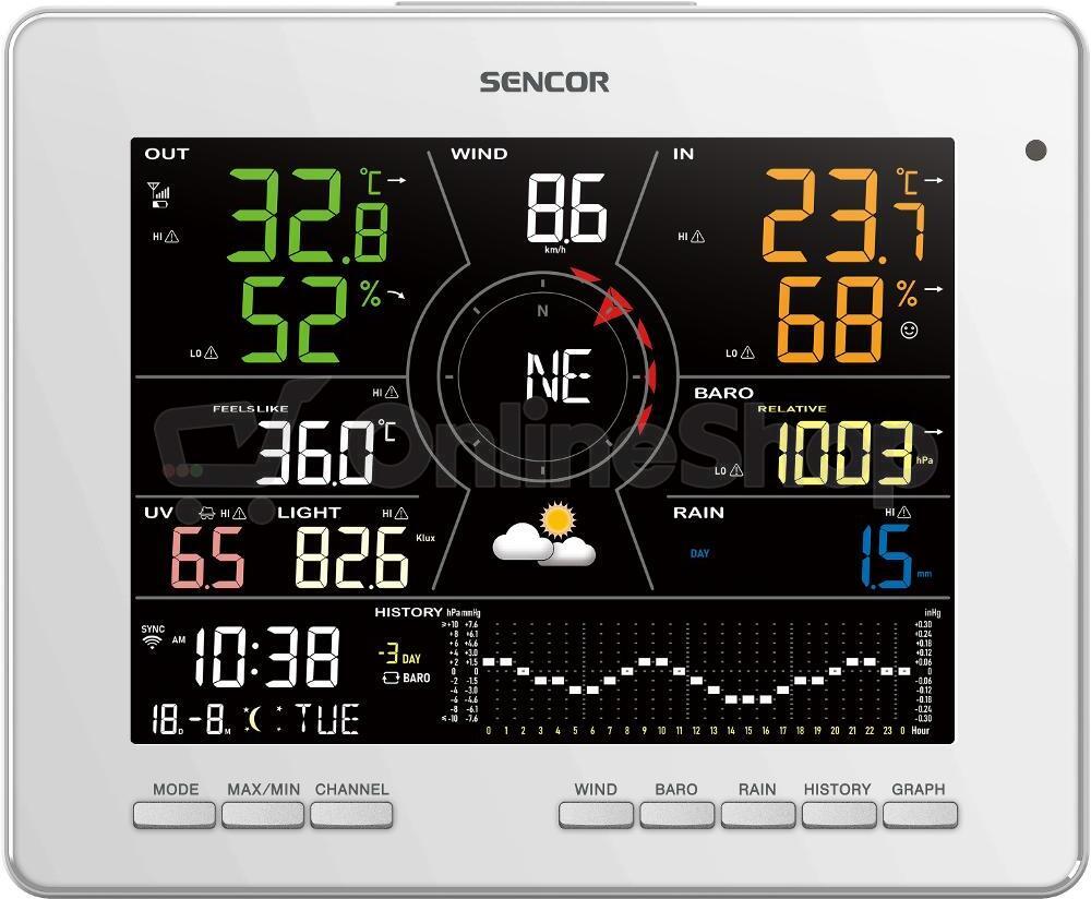 Meteostanice Sencor SWS 16600 WiFi SH