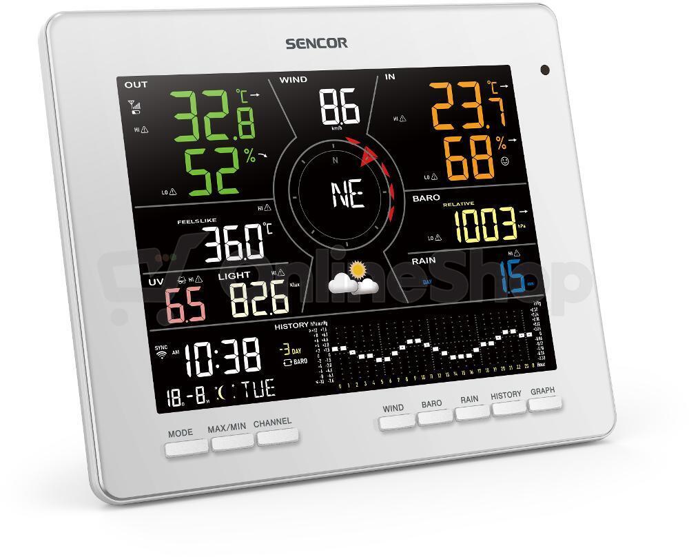 Meteostanice Sencor SWS 16600 WiFi SH