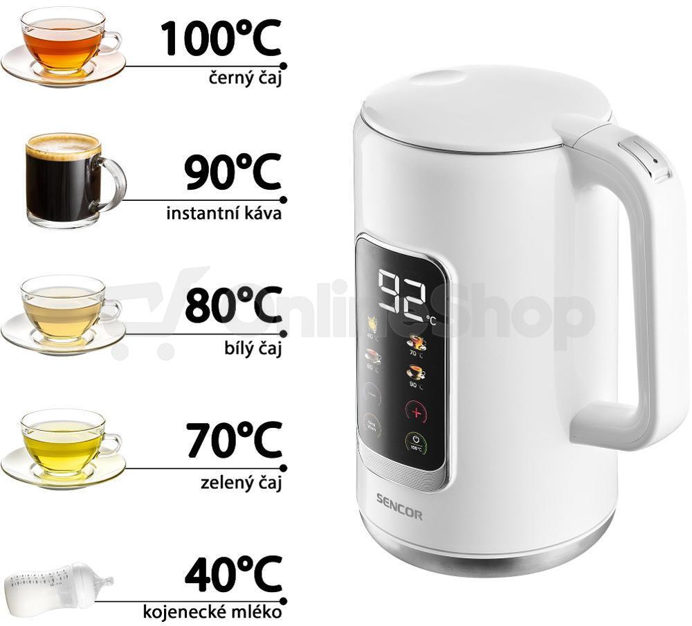 Rychlovarná konvice Sencor SWK 0950WH