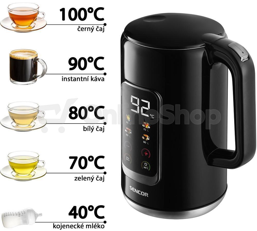 Rychlovarná konvice Sencor SWK 0951BK