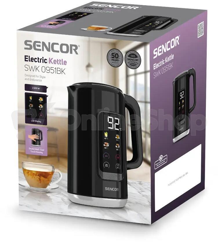 Rychlovarná konvice Sencor SWK 0951BK