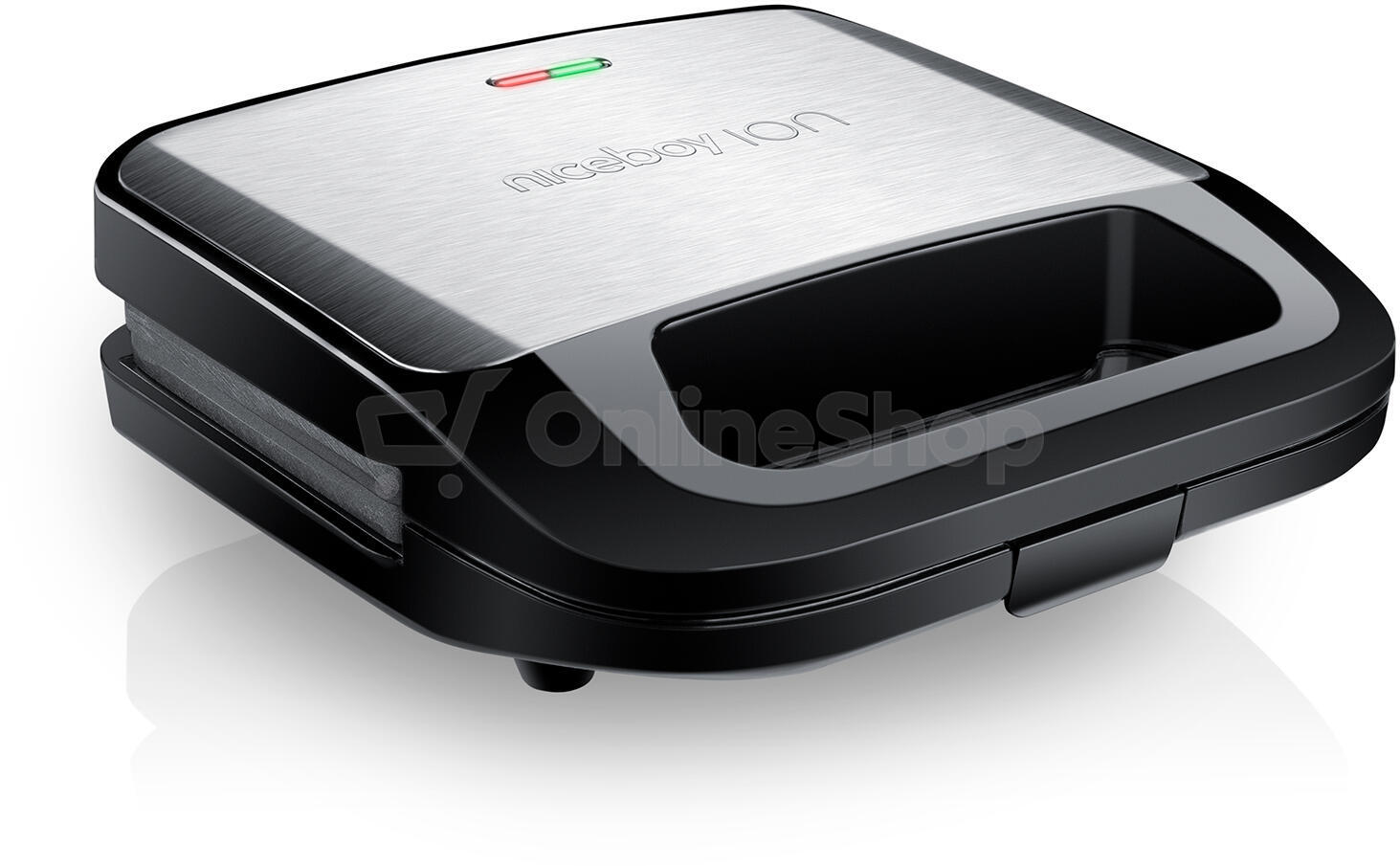 Sendvičovač Niceboy ION Snacker S3 Stainless Steel, stříbrný