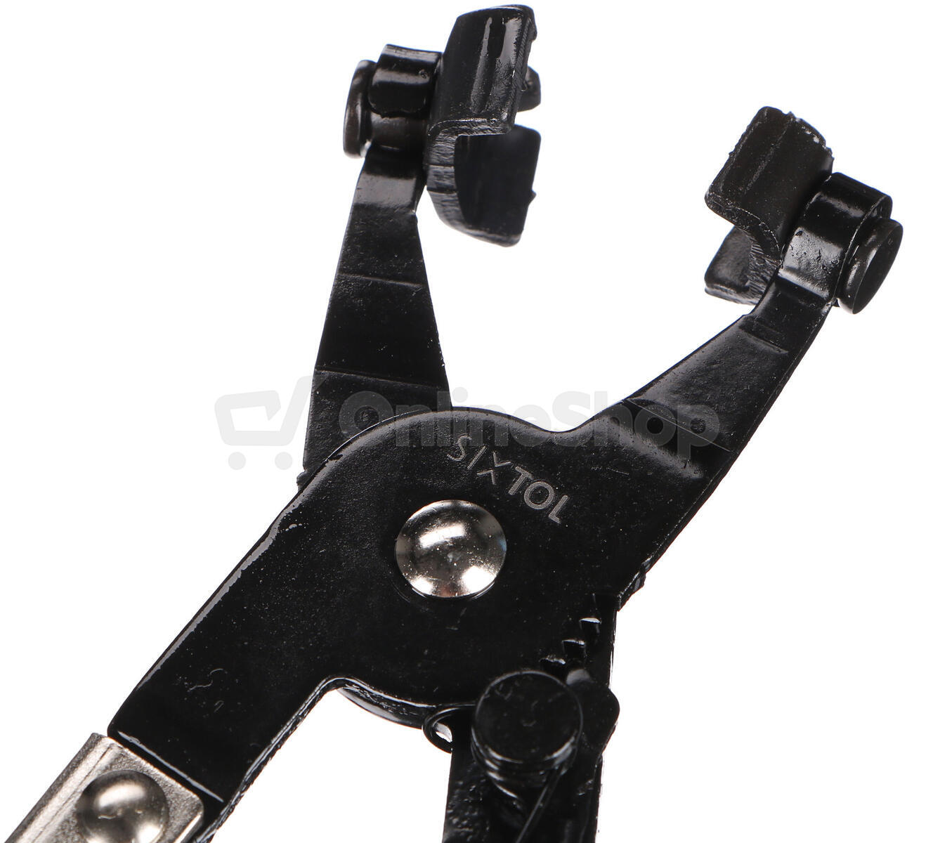 Kleště na samosvorné spony, zahnuté MECHANIC HOSE CLAMP 5 SIXTOL