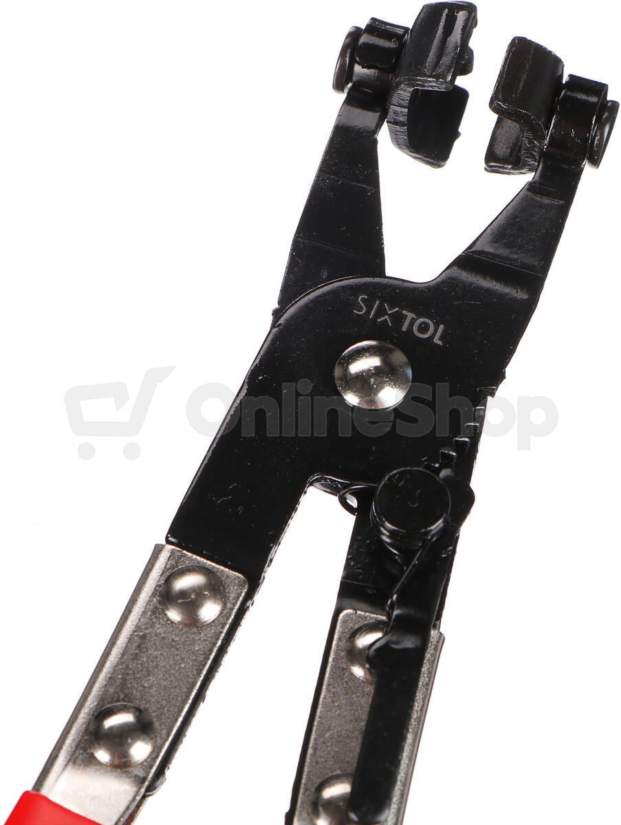 Kleště na samosvorné spony, zahnuté MECHANIC HOSE CLAMP 5 SIXTOL