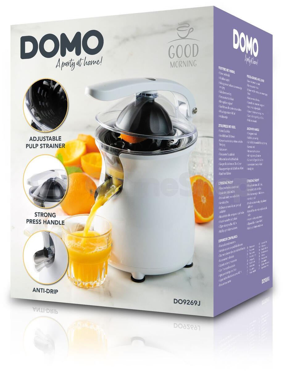 Eliktrický lis na citrusy Domo DO9269J, bílý