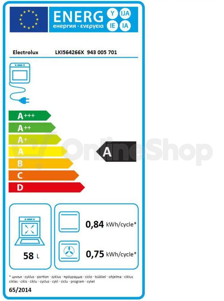 Sporák Electrolux SteamBake LKI564266X
