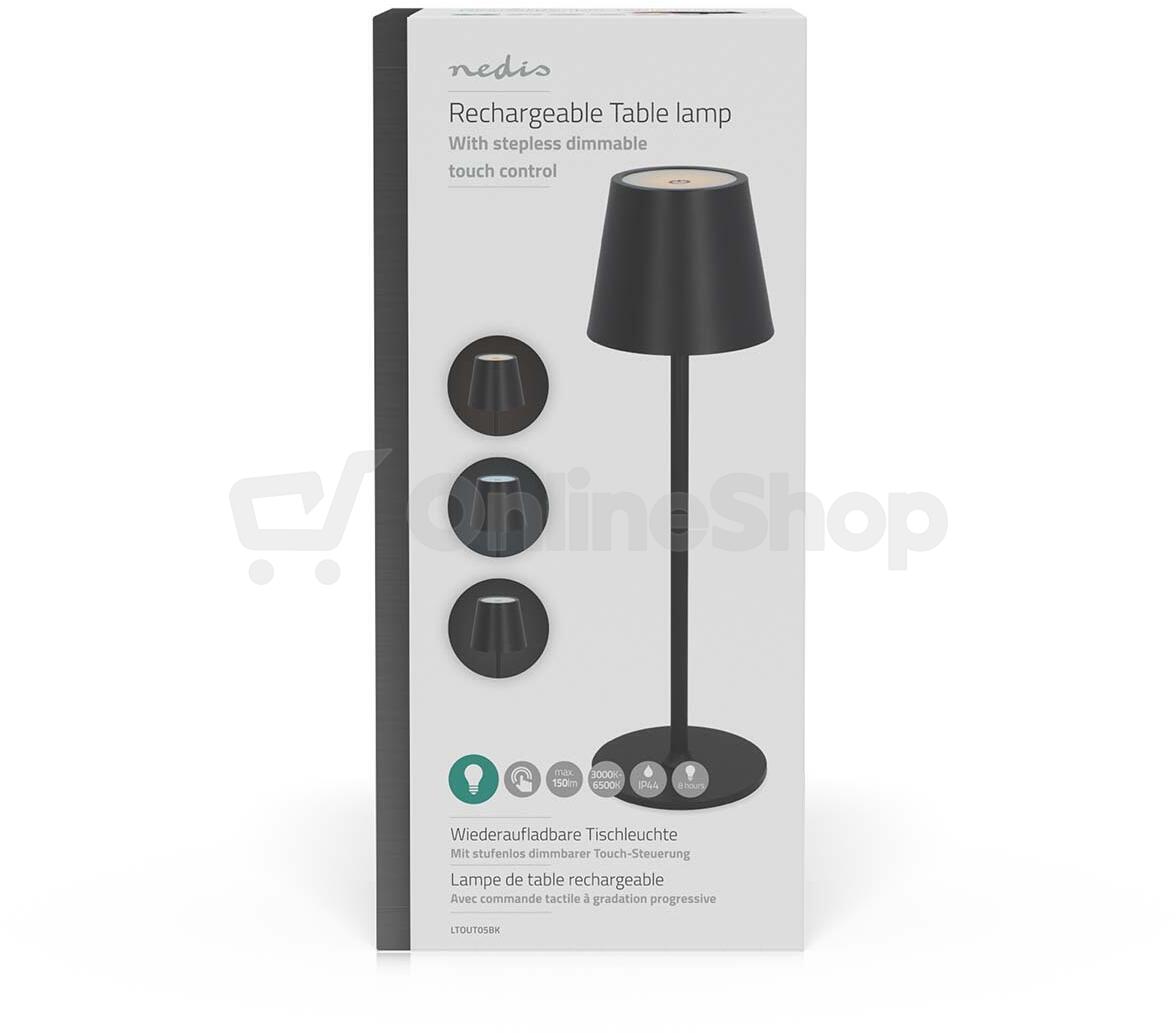 LED stolní lampa NEDIS LTOUT05BK