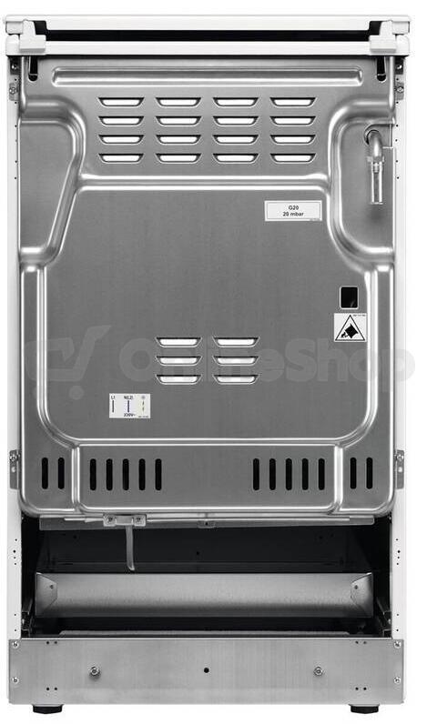 Plynový sporák AEG Mastery SteamBake CKB56490BW