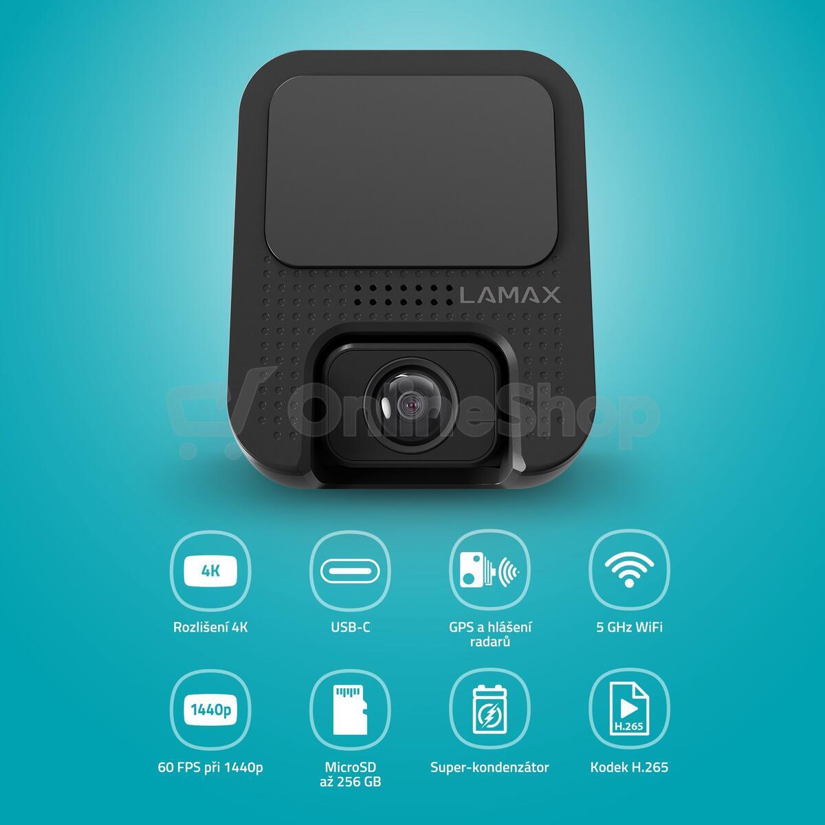 Autokamera přední LAMAX F10 GPS 4K