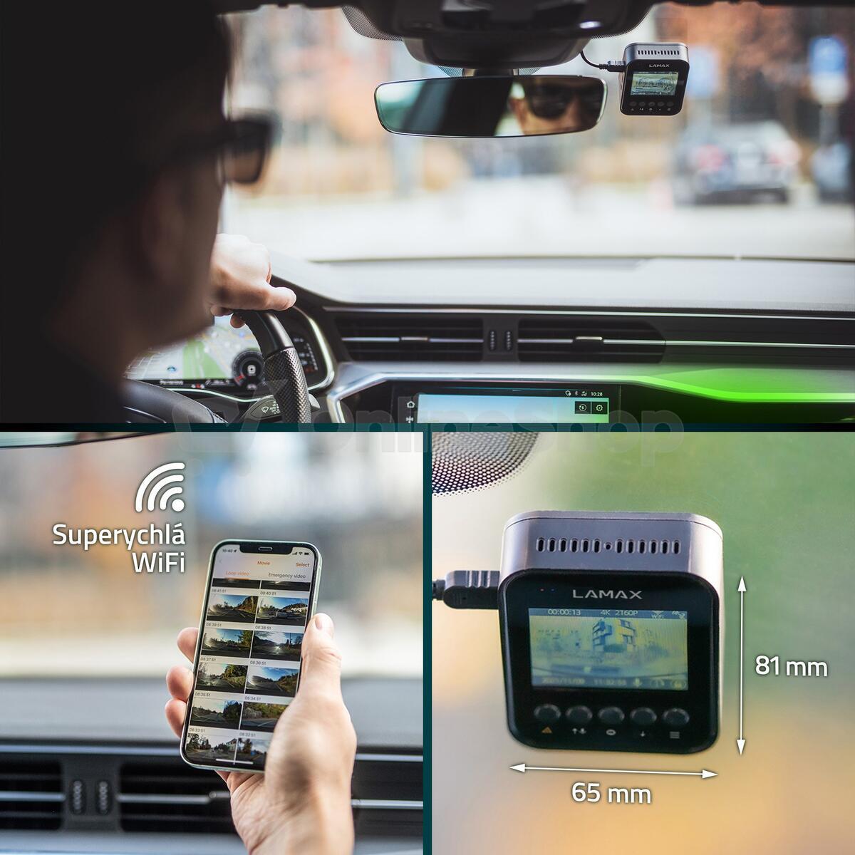 Autokamera přední LAMAX F10 GPS 4K