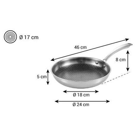 Pnev Tescoma SteelCRAFT pr. 24 cm