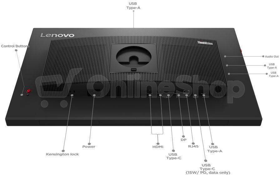 Monitor Lenovo ThinkVision 27 3D (63F1UAT3EU)