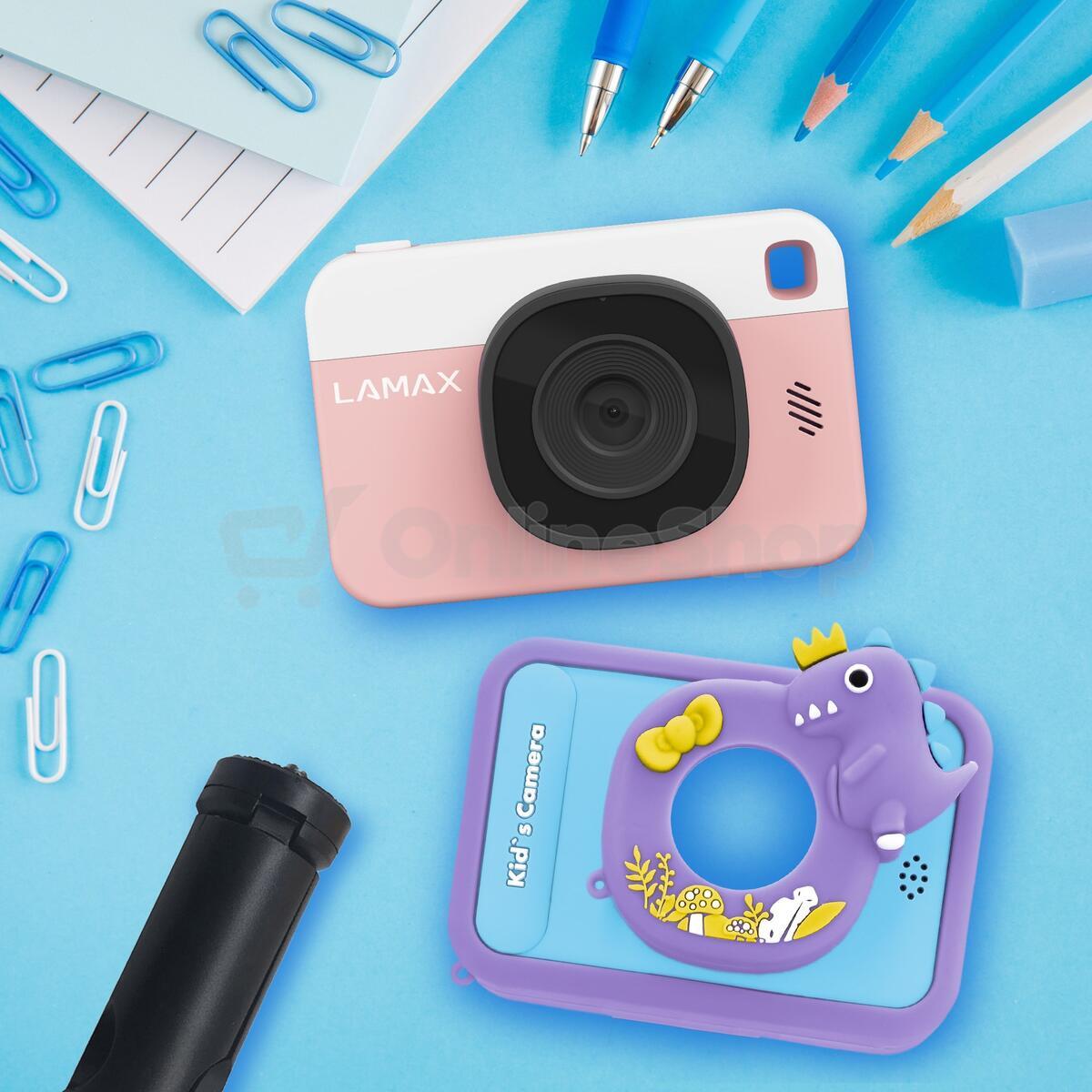 Dětský fotoaparát LAMAX PixelKid1, růžový