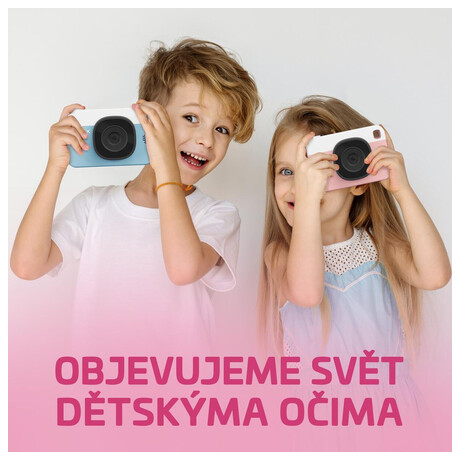Dětský fotoaparát LAMAX PixelKid1, růžový