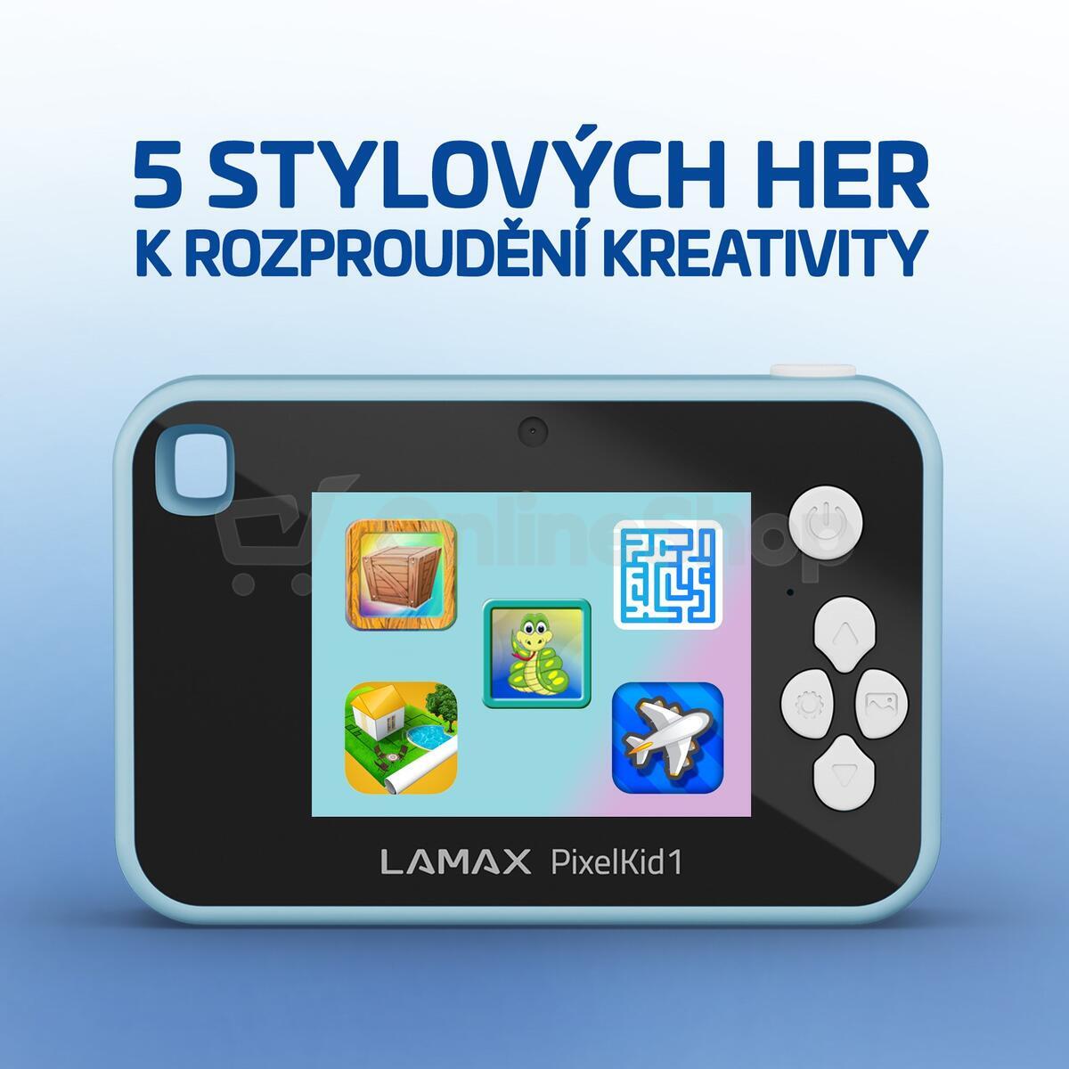 SET LAMAX PixelKid1 Blue + LAMAX PixelKid1 Pink
