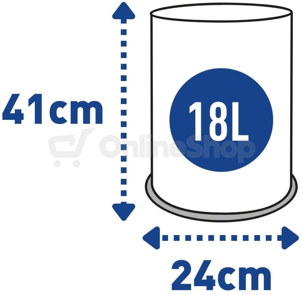 Odpadkový koš Alda Room Basket 18 l, nerez