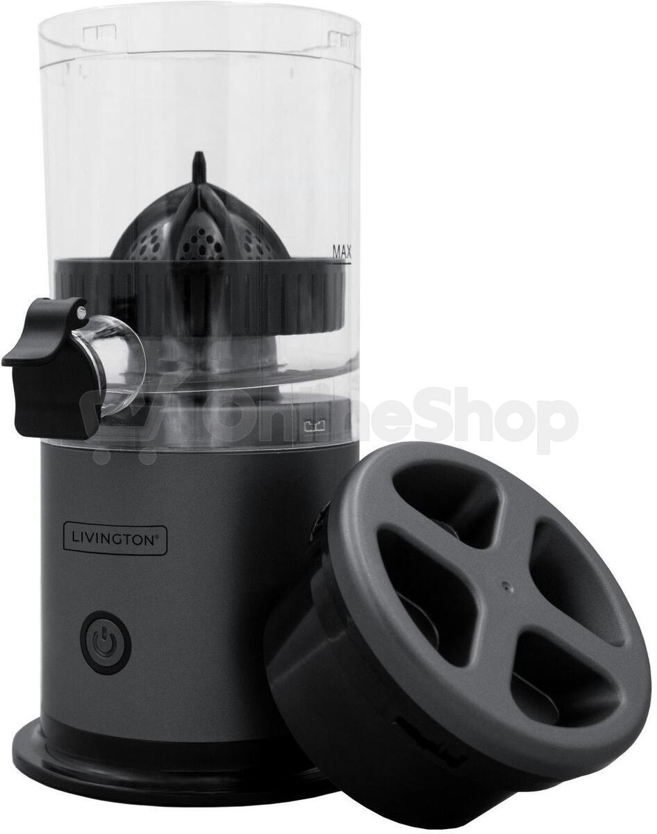 Odšťavňovač Mediashop Livington JuiceBoost USB, černý