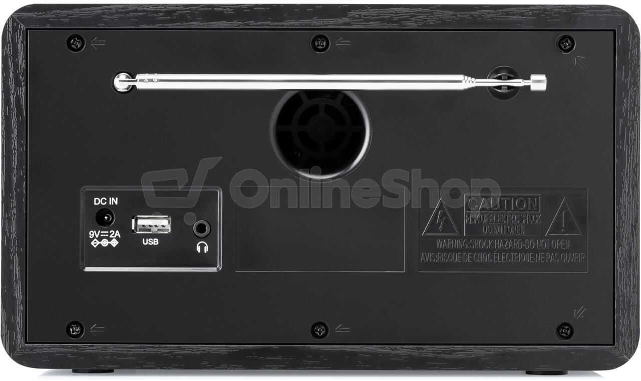 Internetové rádio s DAB+ JVC RA-E814B, černé