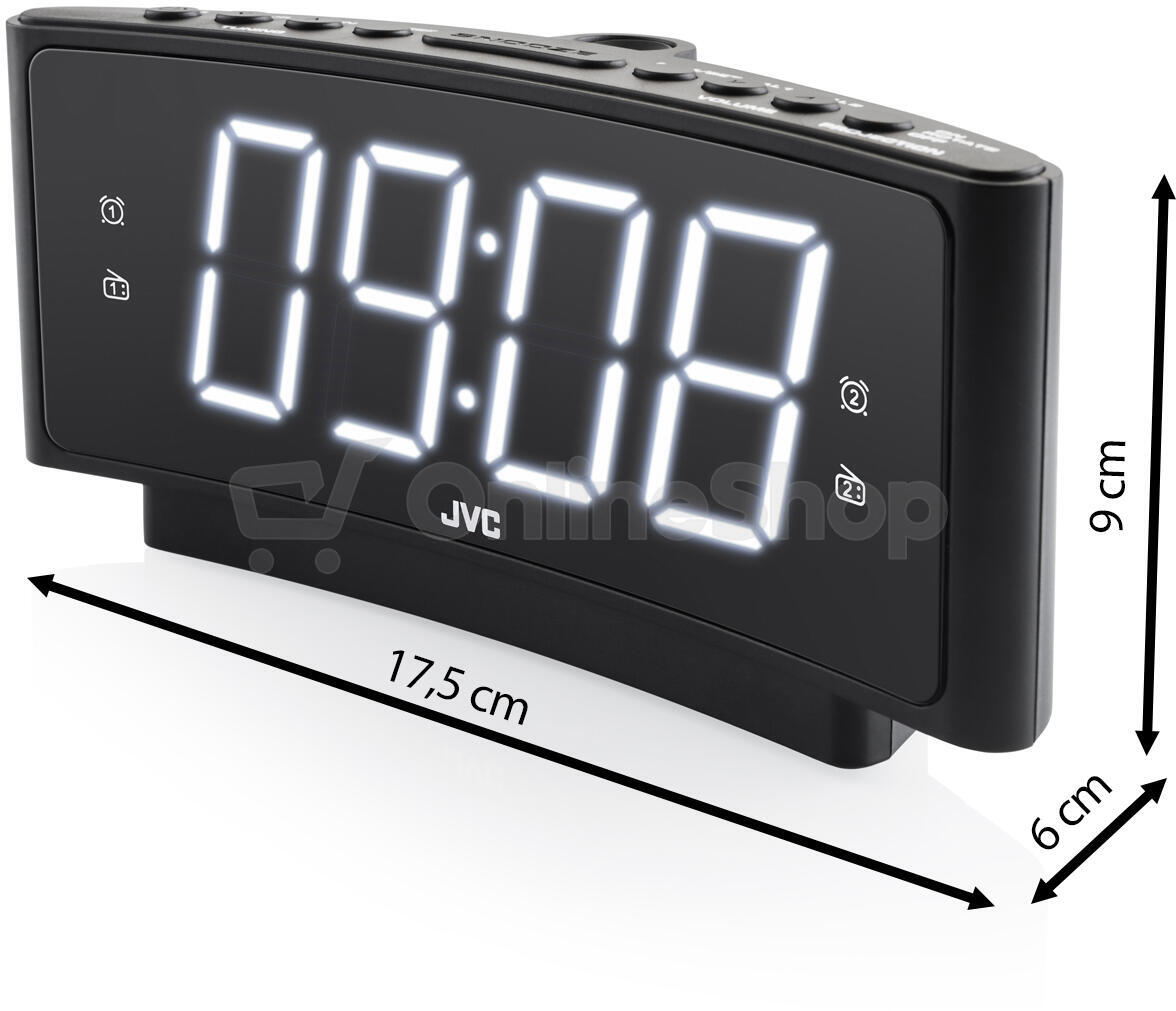 Radiobudík JVC RA-E314B, černý