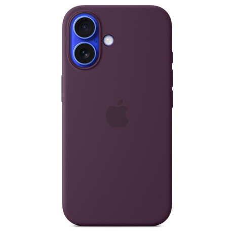Apple iPhone 16 Silicone Case with MS&nbsp;- Plum (foto 1)