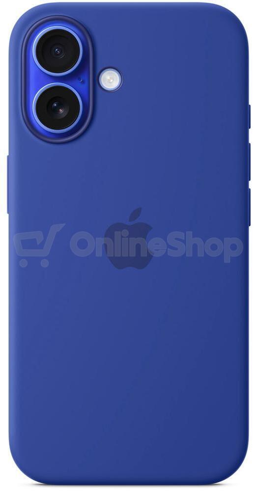 Apple iPhone 16 Silicone Case with MS - Ultramarine / SK (MYY63ZM/A)