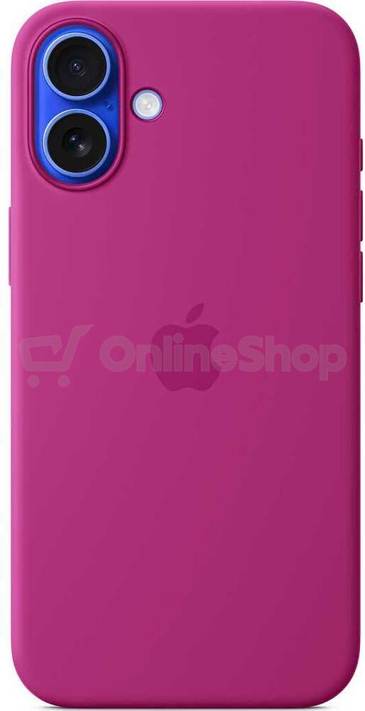 Apple iPhone 16 Plus Silicone Case with MS -Fuchsia / SK (MYYE3ZM/A)