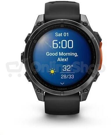 Smart hodinky Garmin Fenix 8, 47 mm AMOLED, Slate Gray