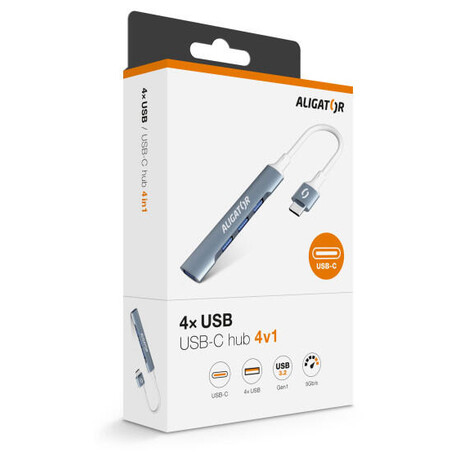 USB-C Hub Aligator 4x USB