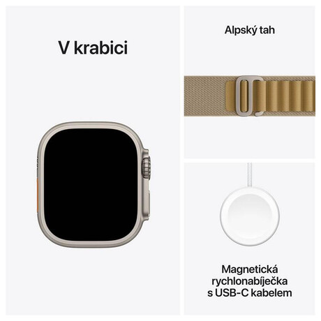 Apple Watch Ultra 2,&nbsp;Tan Alpine Loop (foto 2)