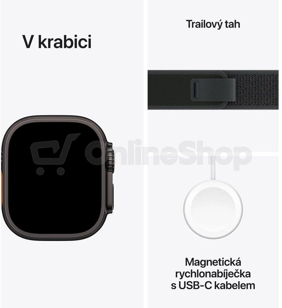 Chytré hodinky Apple Watch Ultra 2, Blue Trail Loop