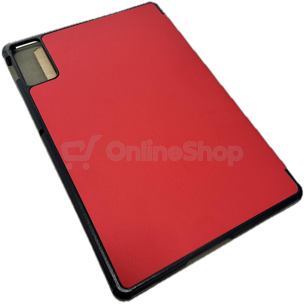 Tactical Book Tri Fold Pouzdro pro Xiaomi Redmi Pad SE Red | Skutečná fotografie prodávaného kusu | Skutečná fotografie prodávaného kusu