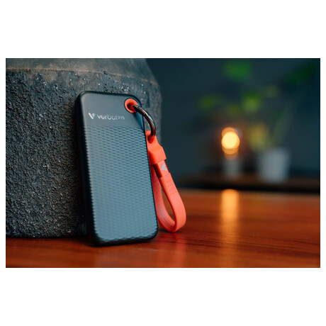 Verbatim Pocket SSD 1TB USB 3.2 Gen 2,&nbsp;externí Solid State Drive, černá/červená (foto 1)