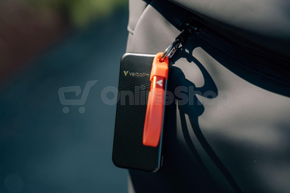 Verbatim Pocket SSD 1TB USB 3.2 Gen 2, externí Solid State Drive, černá/červená (32192)