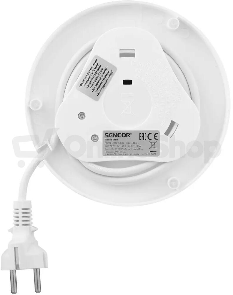 Rychlovarná konvice Sencor SWK 1511GR